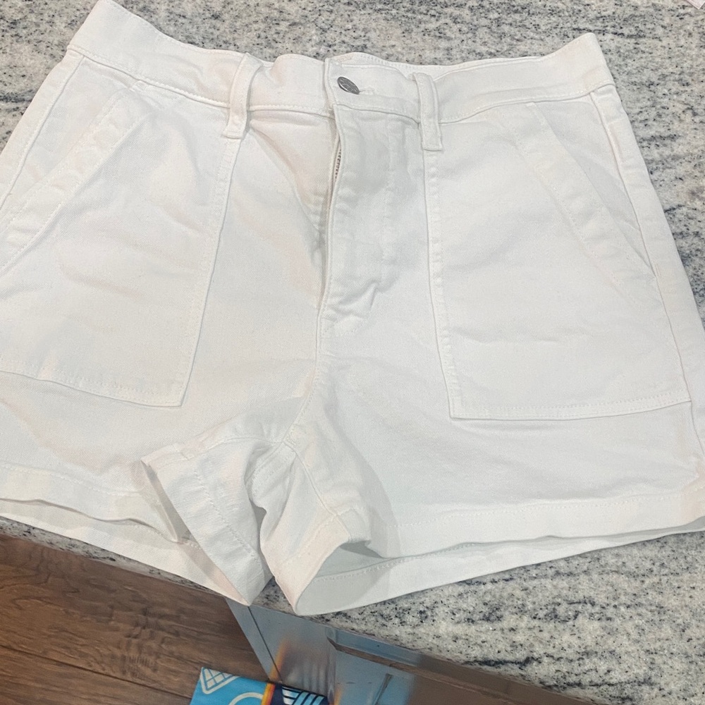 J. Crew Women's White Cargo Shorts